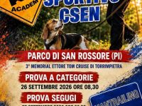 Gara Nazionale Mantrailing Sportivo CSEN (San Rossore, Pisa)